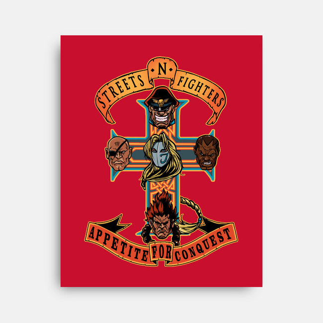 Streets N Fighters-None-Stretched-Canvas-AndreusD