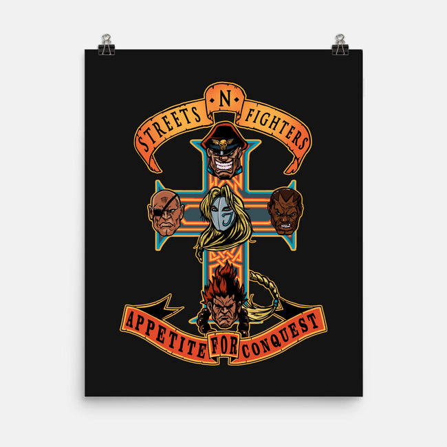 Streets N Fighters-None-Matte-Poster-AndreusD
