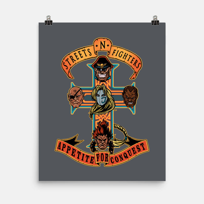 Streets N Fighters-None-Matte-Poster-AndreusD