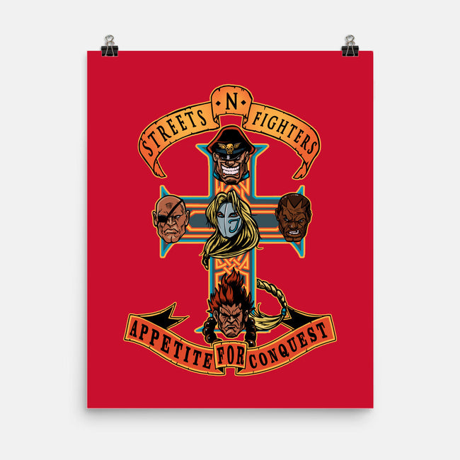 Streets N Fighters-None-Matte-Poster-AndreusD