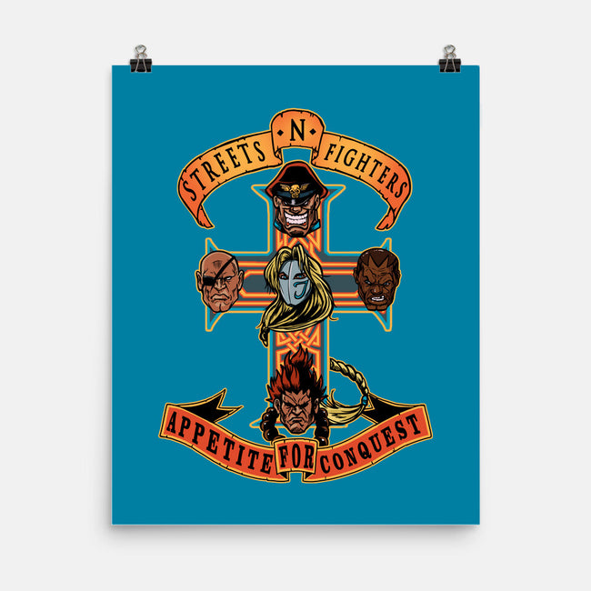 Streets N Fighters-None-Matte-Poster-AndreusD