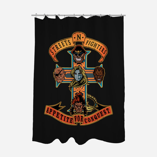 Streets N Fighters-None-Polyester-Shower Curtain-AndreusD