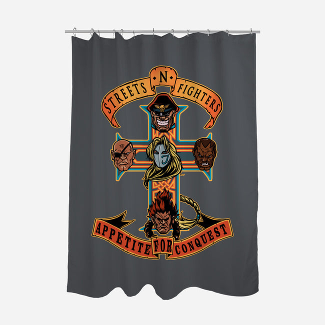 Streets N Fighters-None-Polyester-Shower Curtain-AndreusD