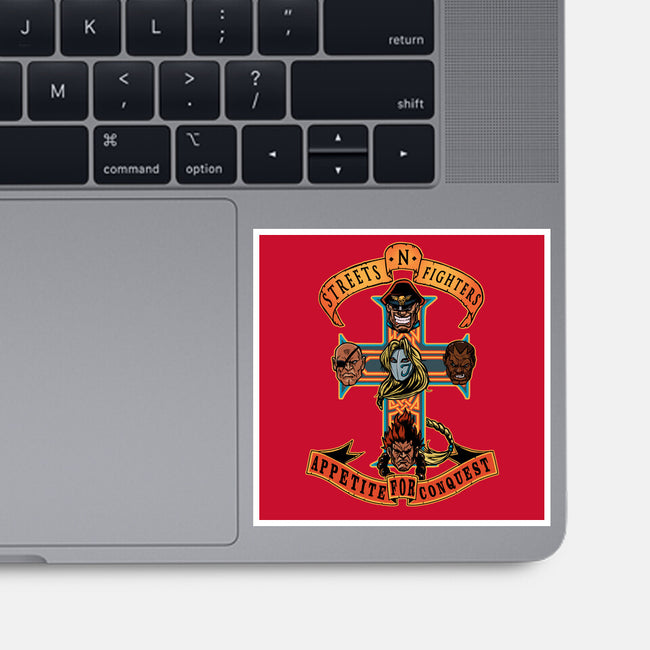 Streets N Fighters-None-Glossy-Sticker-AndreusD