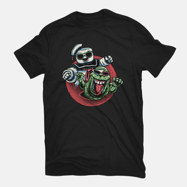 Spooky Duo-Mens-Basic-Tee-glitchygorilla