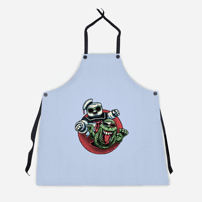 Spooky Duo-Unisex-Kitchen-Apron-glitchygorilla