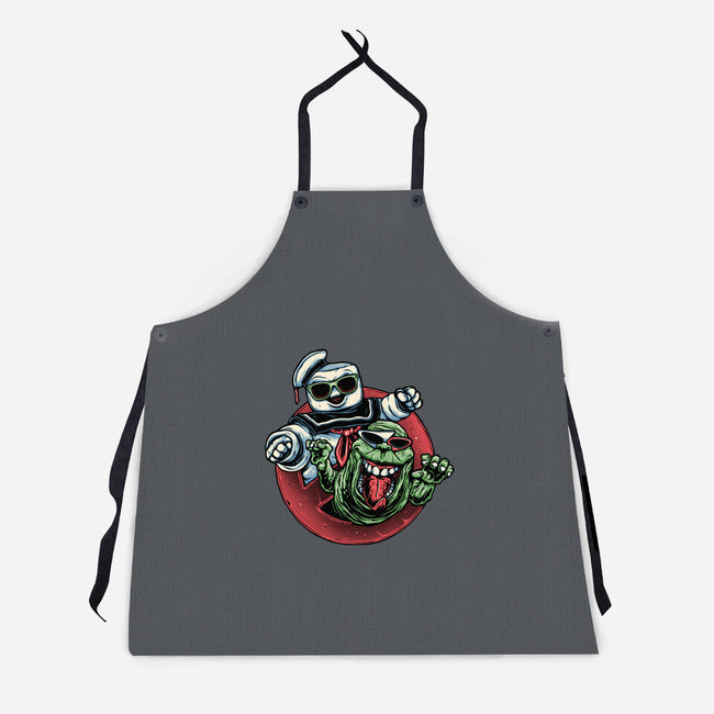Spooky Duo-Unisex-Kitchen-Apron-glitchygorilla