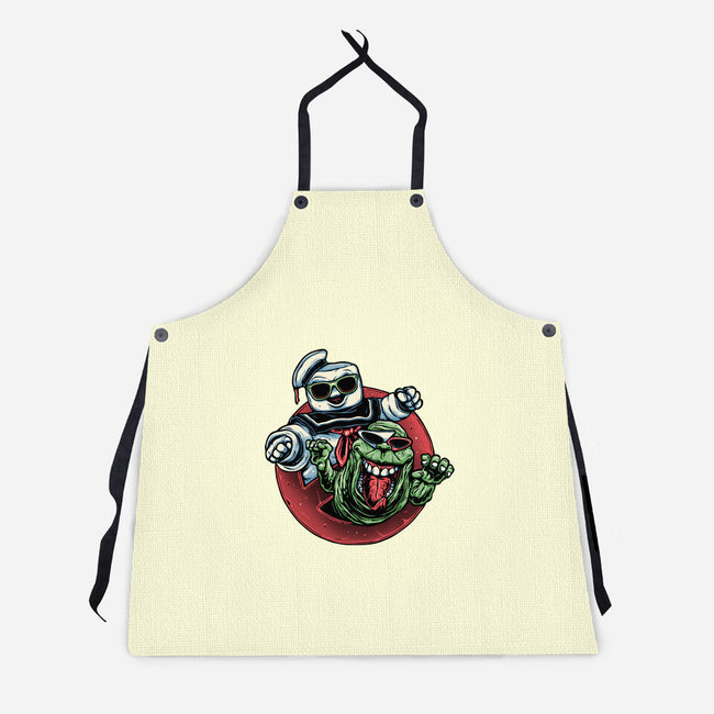Spooky Duo-Unisex-Kitchen-Apron-glitchygorilla