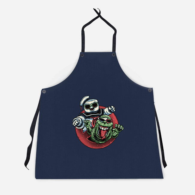 Spooky Duo-Unisex-Kitchen-Apron-glitchygorilla