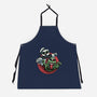 Spooky Duo-Unisex-Kitchen-Apron-glitchygorilla