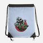 Spooky Duo-None-Drawstring-Bag-glitchygorilla