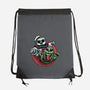 Spooky Duo-None-Drawstring-Bag-glitchygorilla