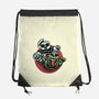 Spooky Duo-None-Drawstring-Bag-glitchygorilla