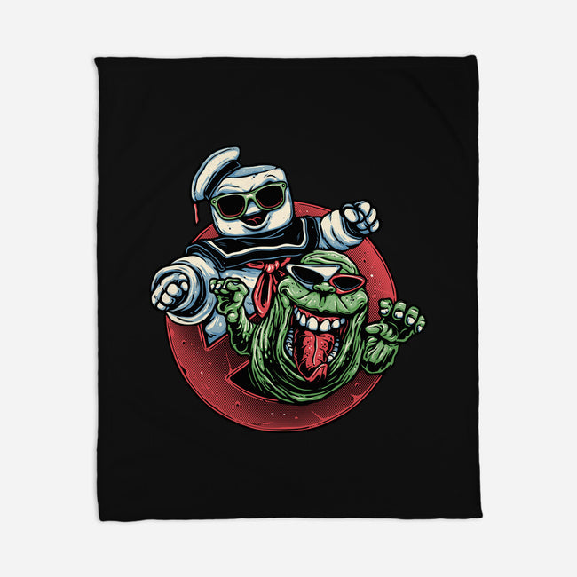 Spooky Duo-None-Fleece-Blanket-glitchygorilla