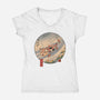 Catfish-Womens-V-Neck-Tee-vp021