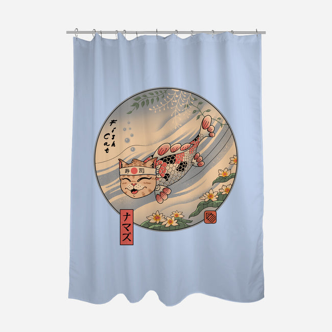 Catfish-None-Polyester-Shower Curtain-vp021