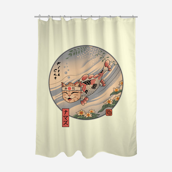 Catfish-None-Polyester-Shower Curtain-vp021