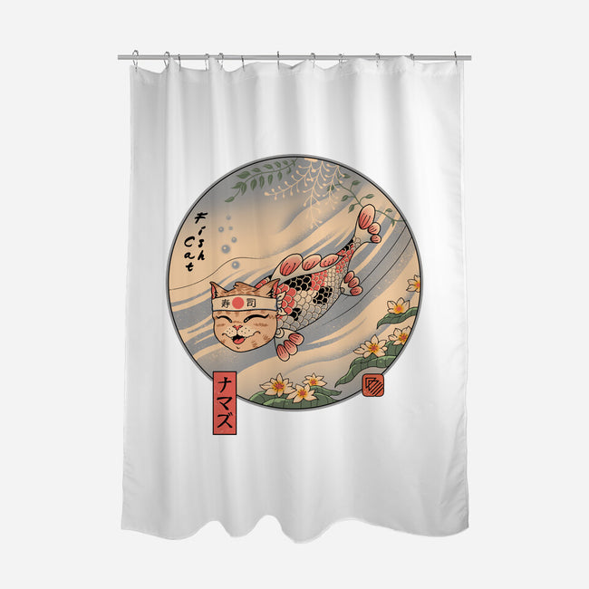 Catfish-None-Polyester-Shower Curtain-vp021