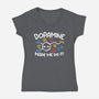 Dopamine Made Me Do It-Womens-V-Neck-Tee-NemiMakeit