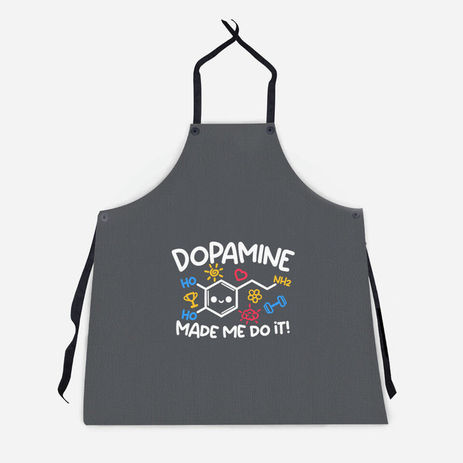 Dopamine Made Me Do It-Unisex-Kitchen-Apron-NemiMakeit