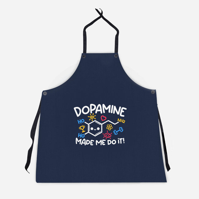 Dopamine Made Me Do It-Unisex-Kitchen-Apron-NemiMakeit