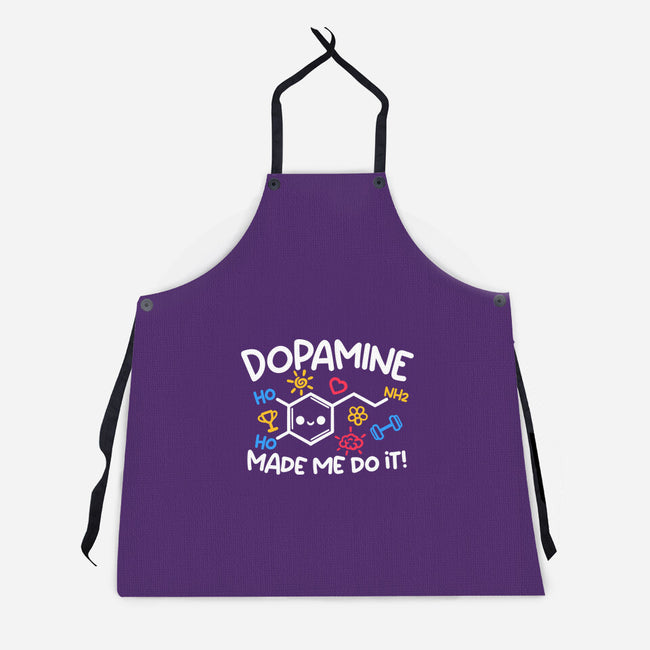 Dopamine Made Me Do It-Unisex-Kitchen-Apron-NemiMakeit
