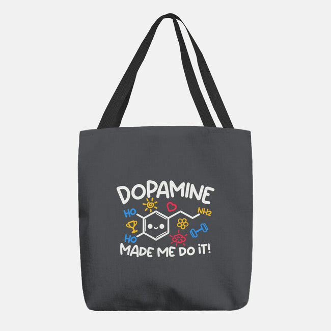 Dopamine Made Me Do It-None-Basic Tote-Bag-NemiMakeit