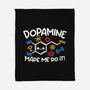 Dopamine Made Me Do It-None-Fleece-Blanket-NemiMakeit