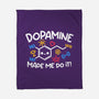 Dopamine Made Me Do It-None-Fleece-Blanket-NemiMakeit