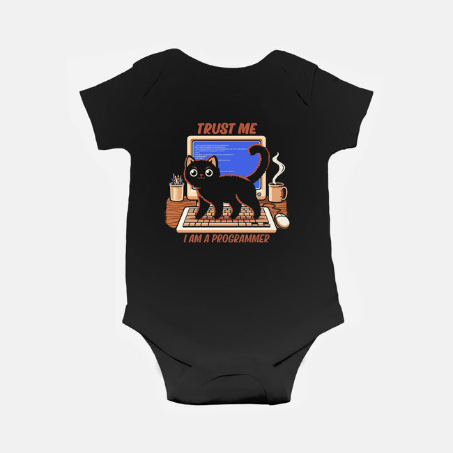 I Am A Programmer-Baby-Basic-Onesie-Popnotic