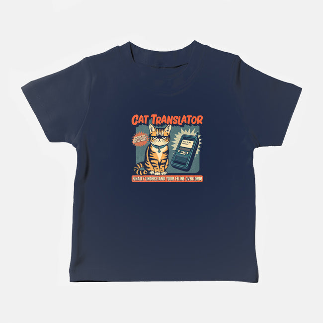 Cat Translator-Baby-Basic-Tee-Popnotic