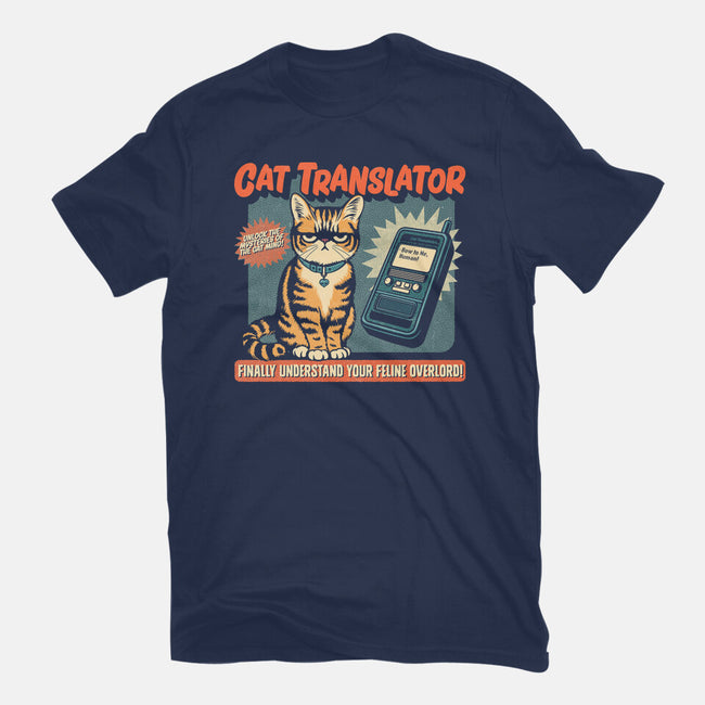 Cat Translator-Unisex-Basic-Tee-Popnotic