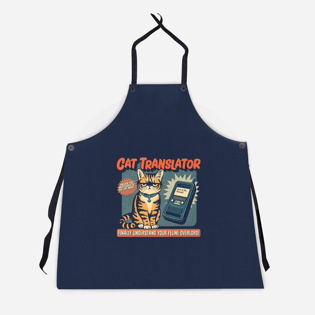 Cat Translator-Unisex-Kitchen-Apron-Popnotic