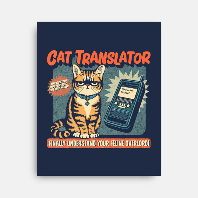 Cat Translator-None-Stretched-Canvas-Popnotic