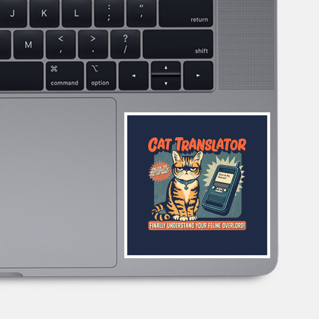 Cat Translator-None-Glossy-Sticker-Popnotic