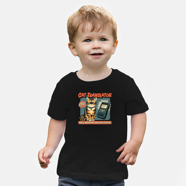 Cat Translator-Baby-Basic-Tee-Popnotic