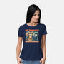 Cat Translator-Womens-Basic-Tee-Popnotic