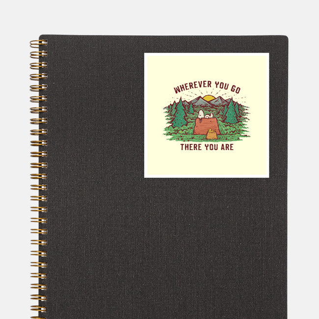 There You Are-None-Glossy-Sticker-kg07