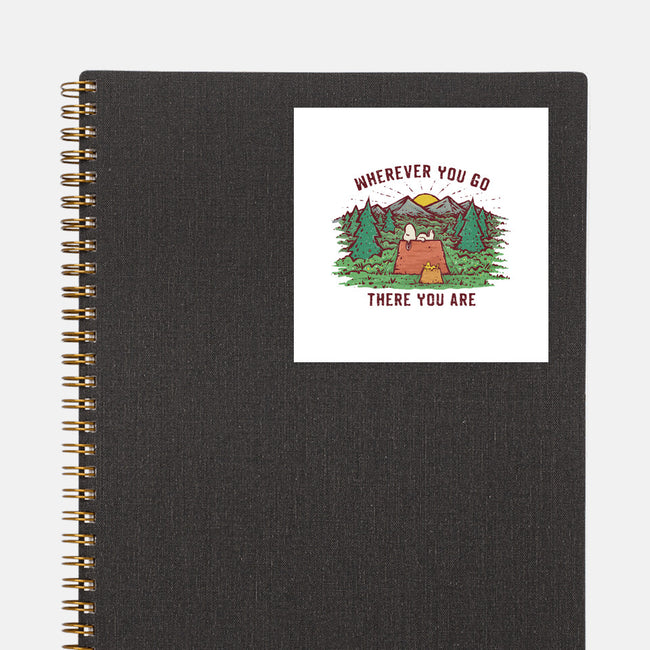 There You Are-None-Glossy-Sticker-kg07