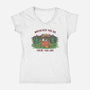 There You Are-Womens-V-Neck-Tee-kg07
