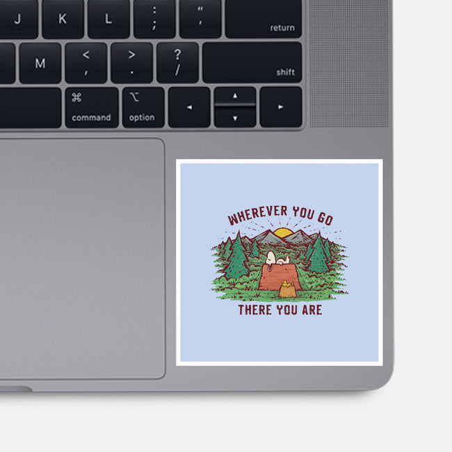 There You Are-None-Glossy-Sticker-kg07