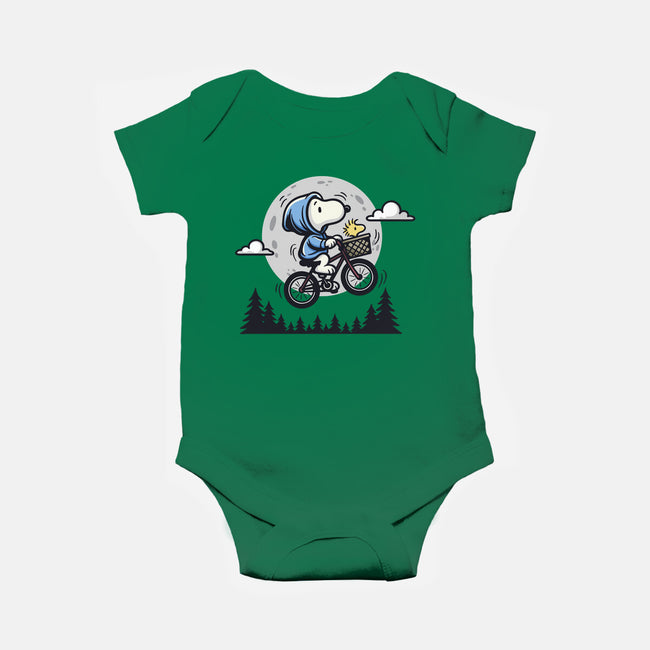 Fly To The Moon-Baby-Basic-Onesie-Xentee