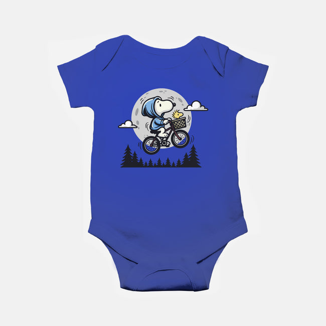 Fly To The Moon-Baby-Basic-Onesie-Xentee