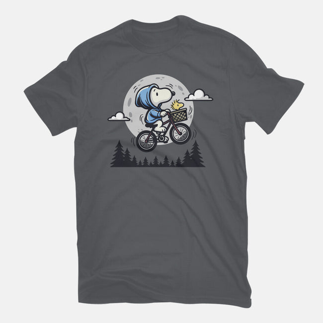 Fly To The Moon-Womens-Fitted-Tee-Xentee