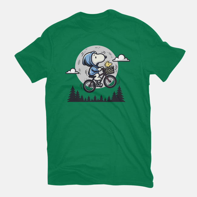 Fly To The Moon-Womens-Fitted-Tee-Xentee