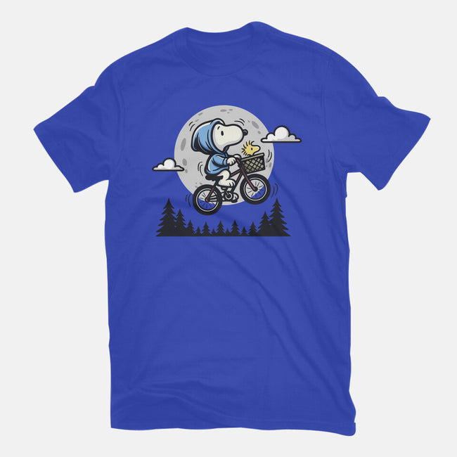 Fly To The Moon-Womens-Fitted-Tee-Xentee