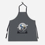Fly To The Moon-Unisex-Kitchen-Apron-Xentee