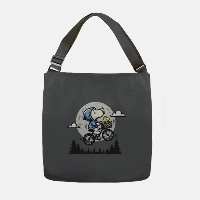 Fly To The Moon-None-Adjustable Tote-Bag-Xentee