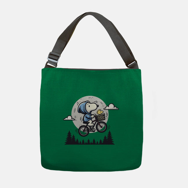 Fly To The Moon-None-Adjustable Tote-Bag-Xentee