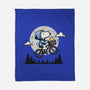 Fly To The Moon-None-Fleece-Blanket-Xentee